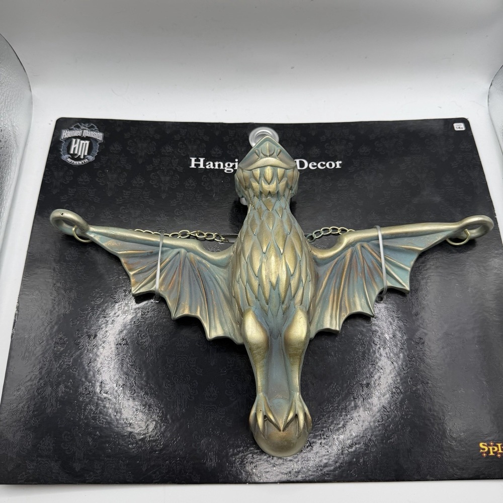 NEW Disney Haunted Mansion Bat Stanchion Hanging Decor Spirit Halloween
